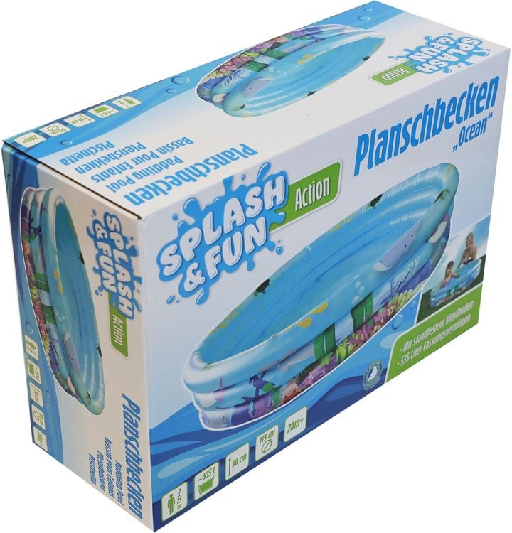 Produktbild: Splash & Fun Planschbecken Ocean #175 cm