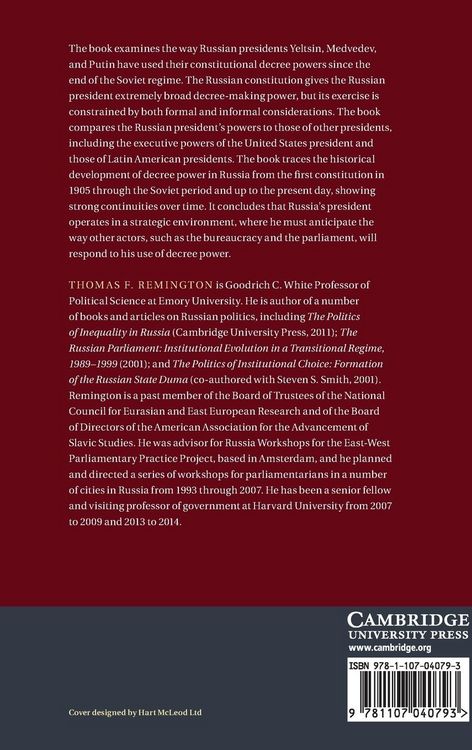 Produktbild: Presidential Decrees in Russia