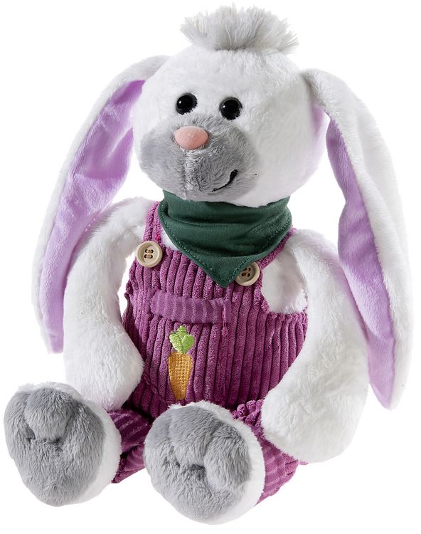 Produktbild: Heunec 335370 - Hase, Latzhosen Gang, Stofftier, Pl&uuml;schtier, 35cm