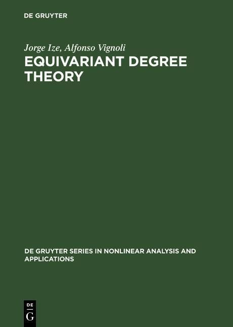 Produktbild: Equivariant Degree Theory