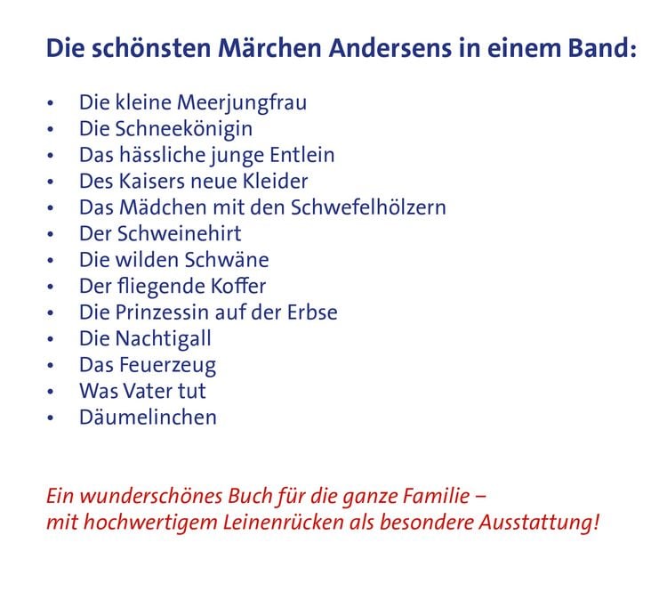 Produktbild: Andersens M&auml;rchen