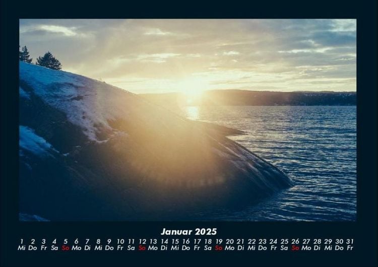Produktbild: Sonnenunterg&auml;nge 2025 Fotokalender DIN A4
