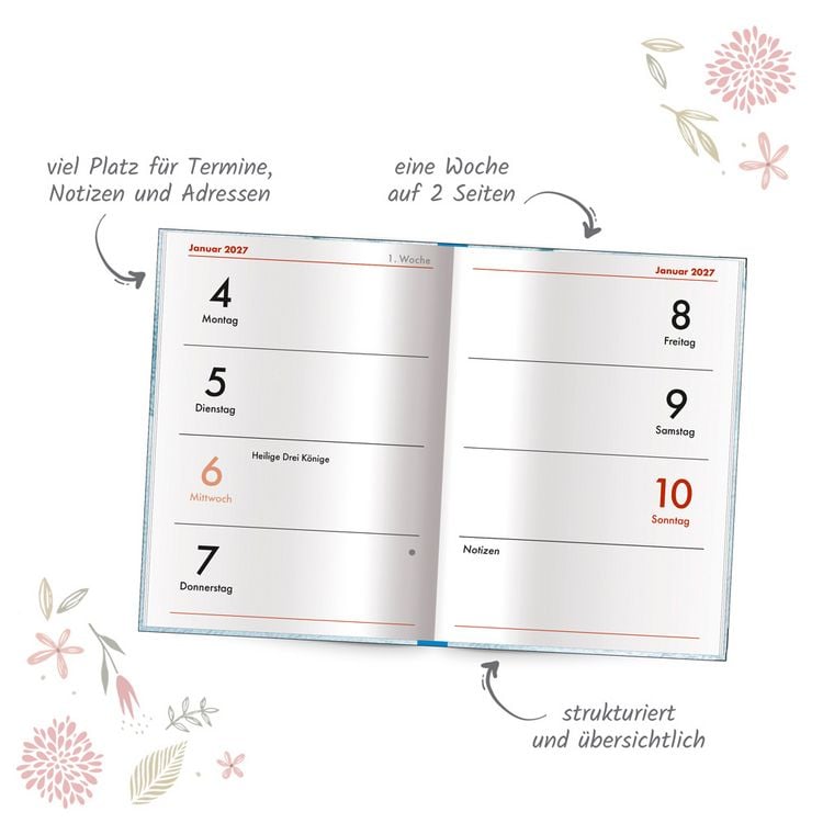 Produktbild: TR&Ouml;TSCH - Taschenkalender A7 Katze 2027
