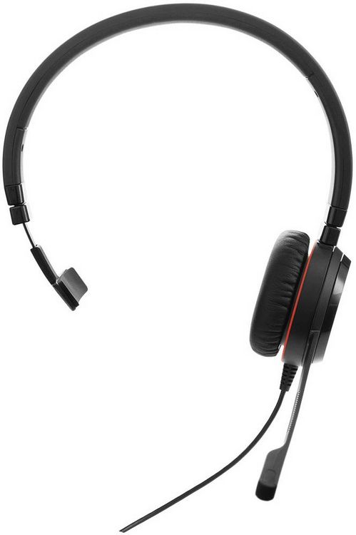 Produktbild: Jabra Evolve 30 II On Ear Headset kabelgebunden Mono Schwarz Noise Cancelling, Mikrofon-Rauschunterdr&uuml;ckung Headset