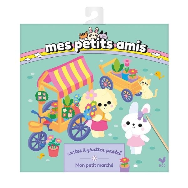 Produktbild: Mes petits amis : Cartes &agrave; gratter pastel Mon petit march&eacute;