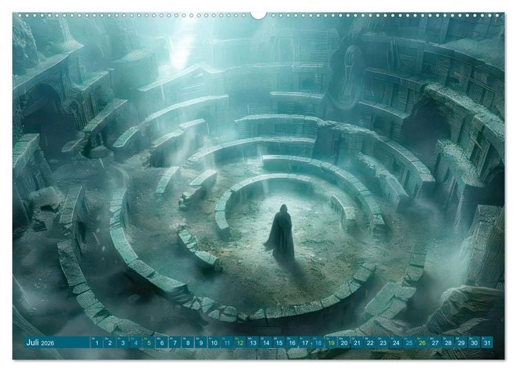 Produktbild: Mystische r&auml;tselhafte Orte (Wandkalender 2026 DIN A2 quer), CALVENDO Monatskalender