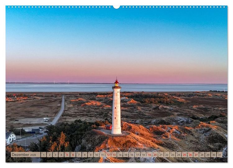 Produktbild: Westj&uuml;tland - D&auml;nemarks Westen erleben (Wandkalender 2026 DIN A2 quer), CALVENDO Monatskalender