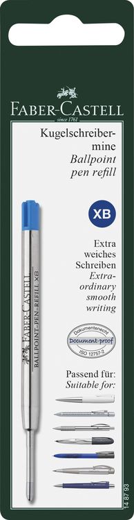 Produktbild: Faber-Castell Kugelschreibermine XB blau