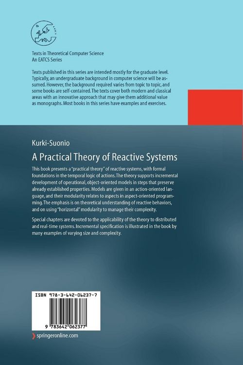 Produktbild: A Practical Theory of Reactive Systems