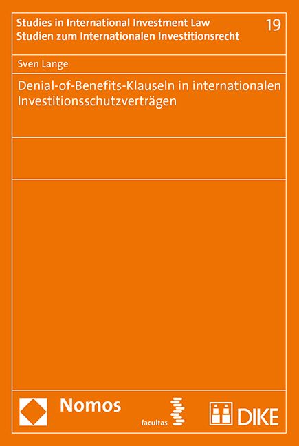 Produktbild: Denial-of-Benefits-Klauseln in internationalen Investitionsschutzvertr&auml;gen