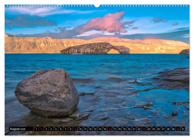 Produktbild: Patagonien und Feuerland (Wandkalender 2026 DIN A2 quer), CALVENDO Monatskalender