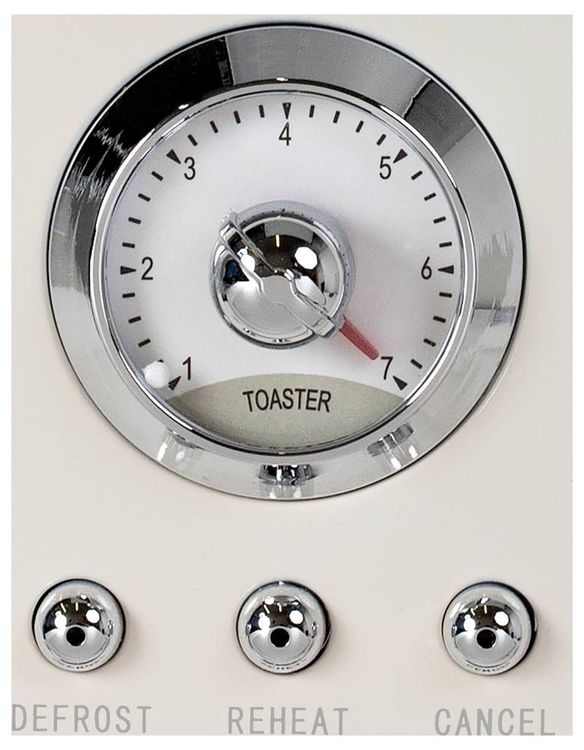 Produktbild: BiKitchen nostalgia 200 Toaster Cremewei&szlig; (gl&auml;nzend)