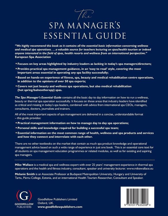 Produktbild: The Spa Manager's Essential Guide