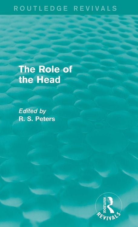 Produktbild: The Role of the Head (Routledge Revivals)