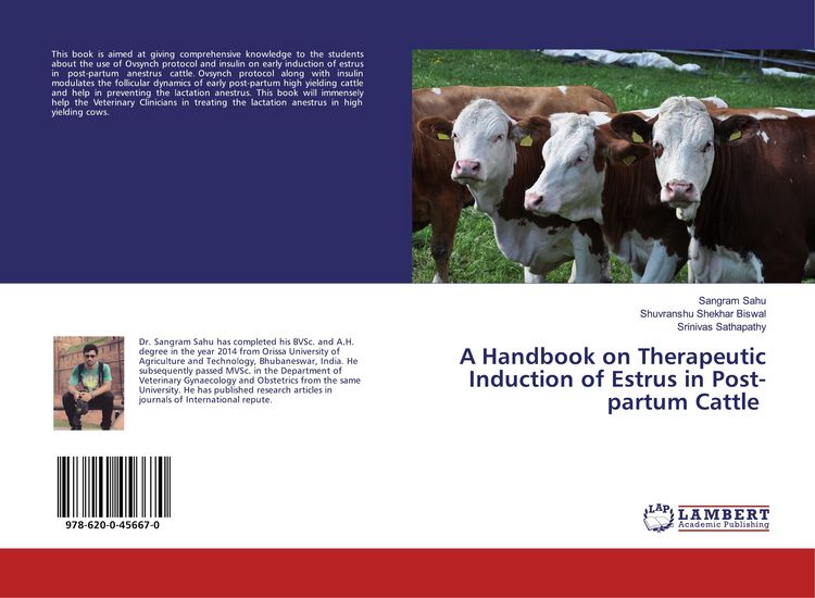 Produktbild: A Handbook on Therapeutic Induction of Estrus in Post-partum Cattle