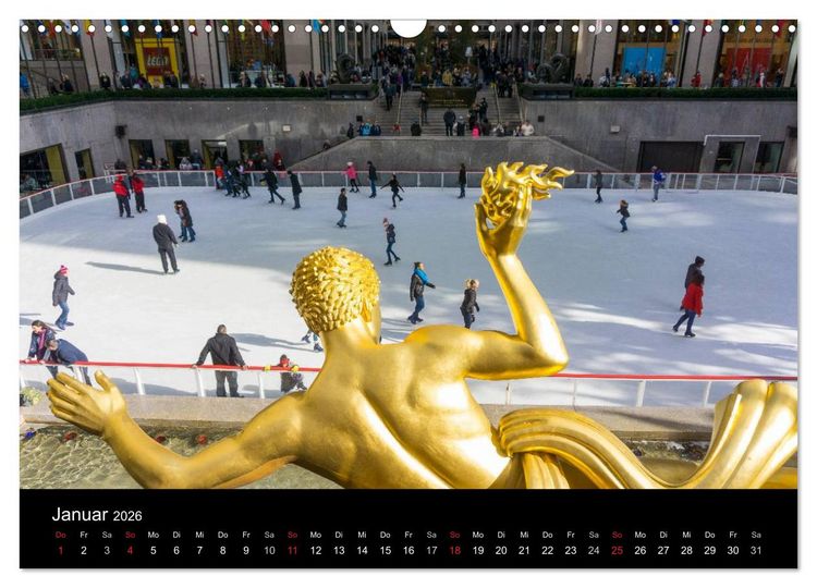 Produktbild: Herbst in New York (Wandkalender 2026 DIN A3 quer), CALVENDO Monatskalender