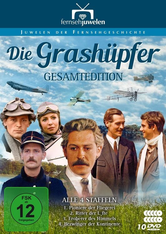 Produktbild: Die Grash&uuml;pfer - Gesamtedition (Alle 4 Staffeln) (Fernsehjuwelen) [10 DVDs]