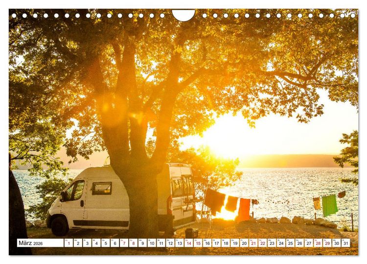 Produktbild: Abenteuer Camping Balkan (Wandkalender 2026 DIN A4 quer), CALVENDO Monatskalender