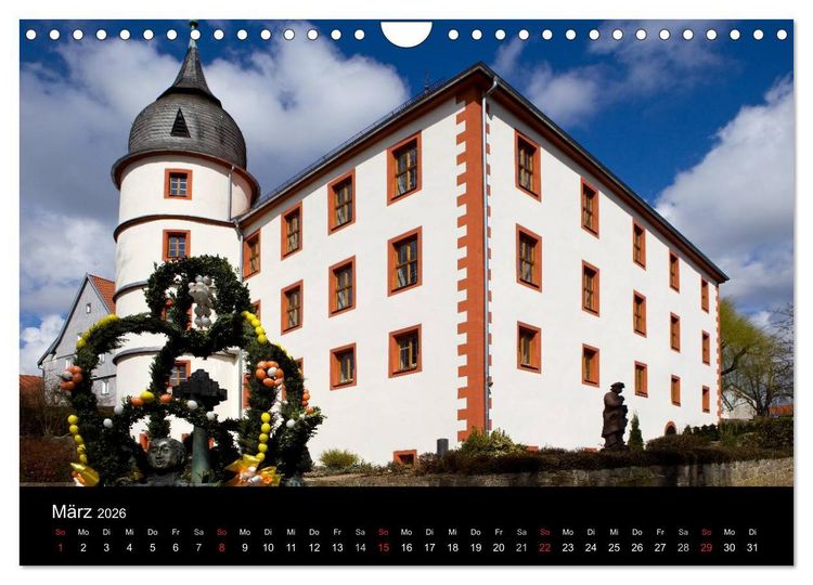 Produktbild: Fuldaer Land - Heile Welt zwischen Rh&ouml;n und Vogelsberg (Wandkalender 2026 DIN A4 quer), CALVENDO Monatskalender