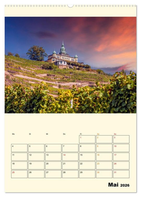 Produktbild: Mein Sachsen (Wandkalender 2026 DIN A2 hoch), CALVENDO Monatskalender