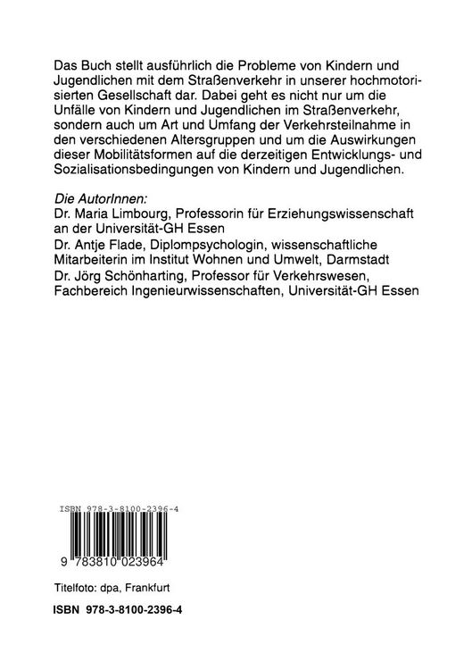 Produktbild: Mobilit&auml;t im Kindes- und Jugendalter