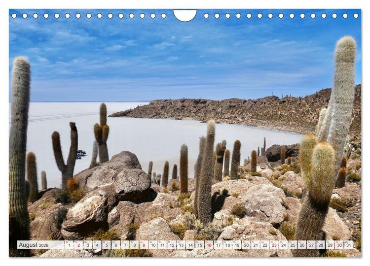 Produktbild: Bolivien - Unterwegs im Hochland (Wandkalender 2026 DIN A4 quer), CALVENDO Monatskalender