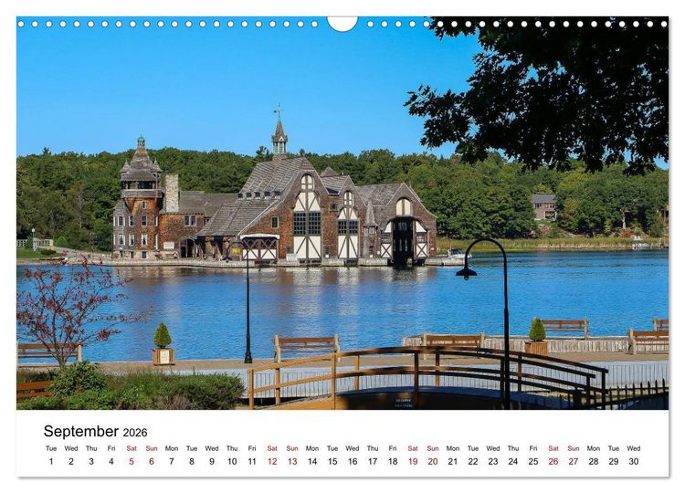 Produktbild: Boldt Castle Cruise Thousand Islands (Wall Calendar 2026 DIN A3 landscape), CALVENDO 12 Month Wall Calendar