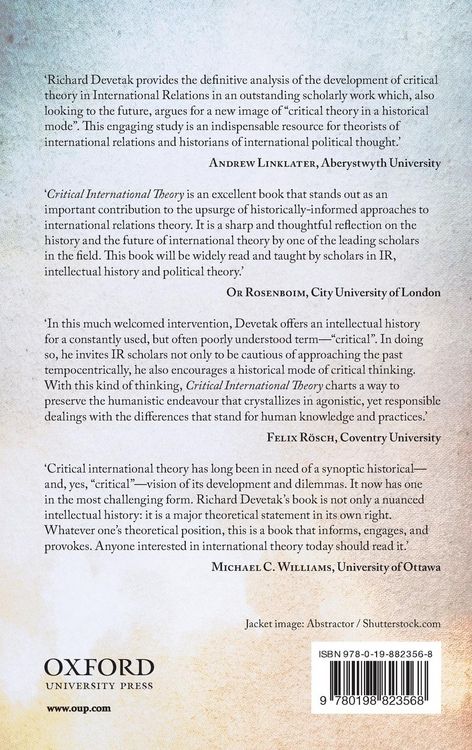 Produktbild: Critical International Theory