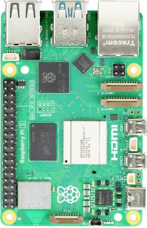 Produktbild: Raspberry Pi&reg; 5 B 4GB 4 x 2.4GHz