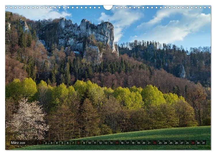 Produktbild: Kulturlandschaft Obere Donau (Wandkalender 2026 DIN A3 quer), CALVENDO Monatskalender