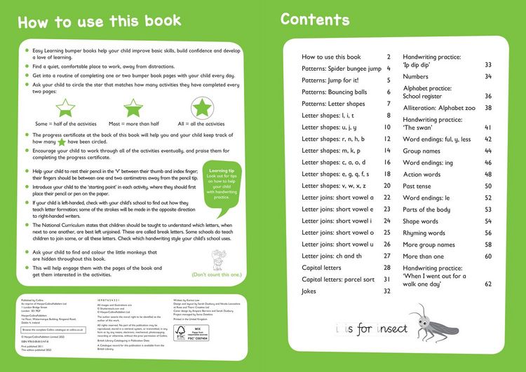 Produktbild: Handwriting Bumper Book Ages 5-7