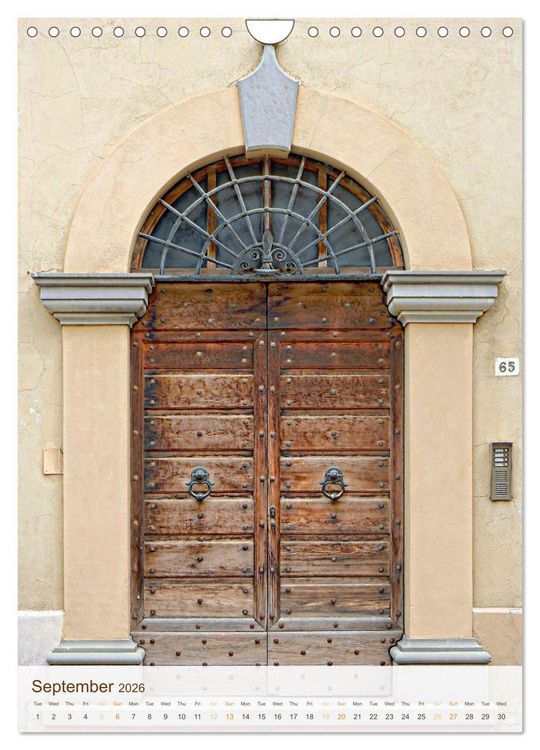 Produktbild: Umbrian Doorways (Wall Calendar 2026 DIN A4 portrait), CALVENDO 12 Month Wall Calendar
