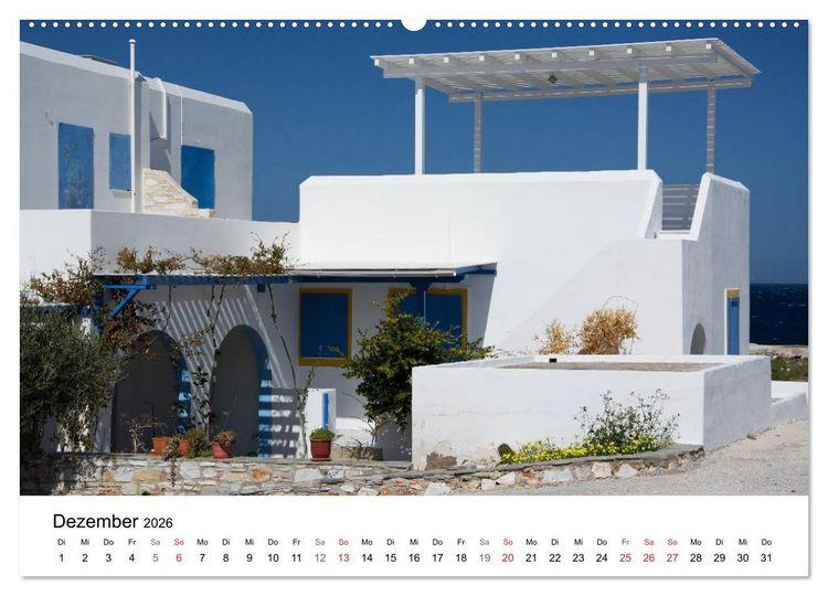 Produktbild: Paros, Perle der Kykladen (Wandkalender 2026 DIN A2 quer), CALVENDO Monatskalender