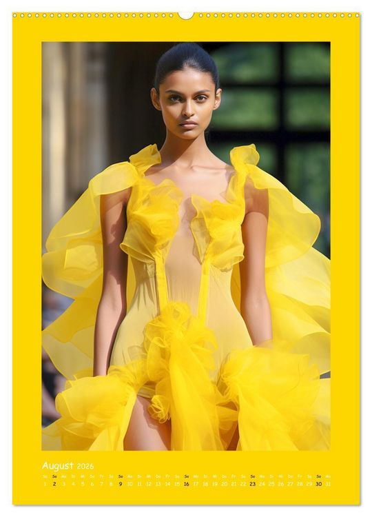 Produktbild: Fashion Show. Zeitlose Haute Coutour (Wandkalender 2026 DIN A2 hoch), CALVENDO Monatskalender