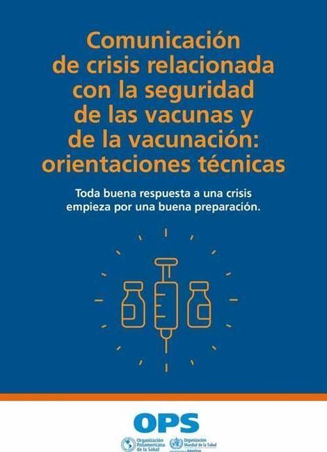 Produktbild: Comunicaci&oacute;n de Crisis Relacionada Con La Seguridad de Las Vacunas Y de la Vacunaci&oacute;n