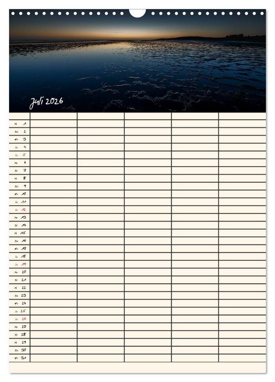 Produktbild: Noch mehr F&ouml;hrweh Familienplaner (Wandkalender 2026 DIN A3 hoch), CALVENDO Monatskalender