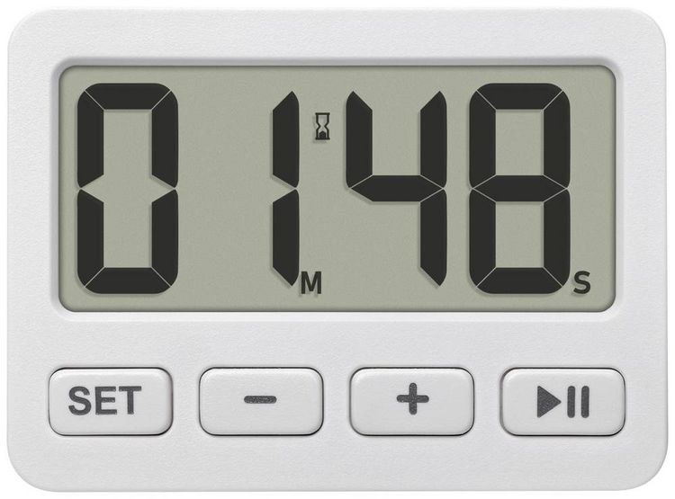 Produktbild: TFA Dostmann 60.2036.02 Quarz Wecker Wei&szlig; Alarmzeiten 1 1 Timerzeit