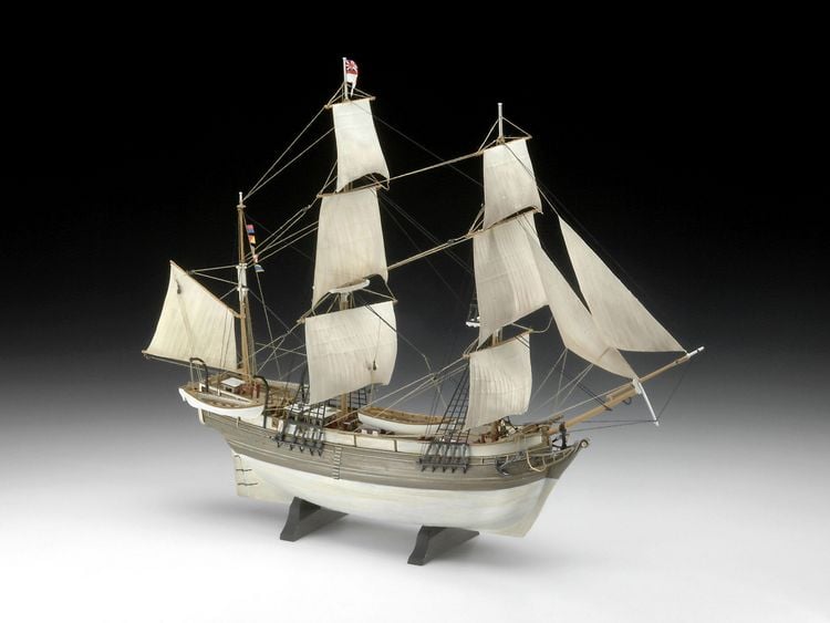 Produktbild: Revell 05458 Darwin's Historical Discovery Barque H.M.S. Beagle Schiffsmodell Bausatz 1:96
