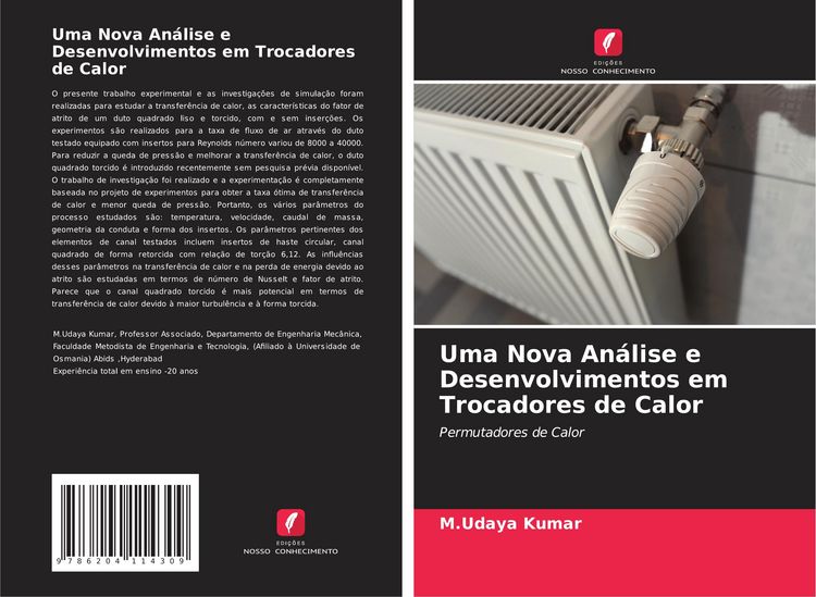 Produktbild: Uma Nova An&aacute;lise e Desenvolvimentos em Trocadores de Calor