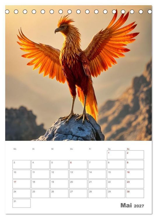 Produktbild: Gesch&ouml;pfe der griechischen Mythologie - Eine KI-Welt der griechischen G&ouml;tter, Kreaturen und Abenteurer (Tischkalender 2027 DIN A5 hoch), CALVENDO Monatskalender