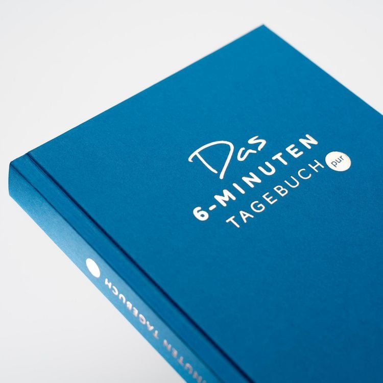 Produktbild: Das 6-Minuten-Tagebuch pur (opalblau)