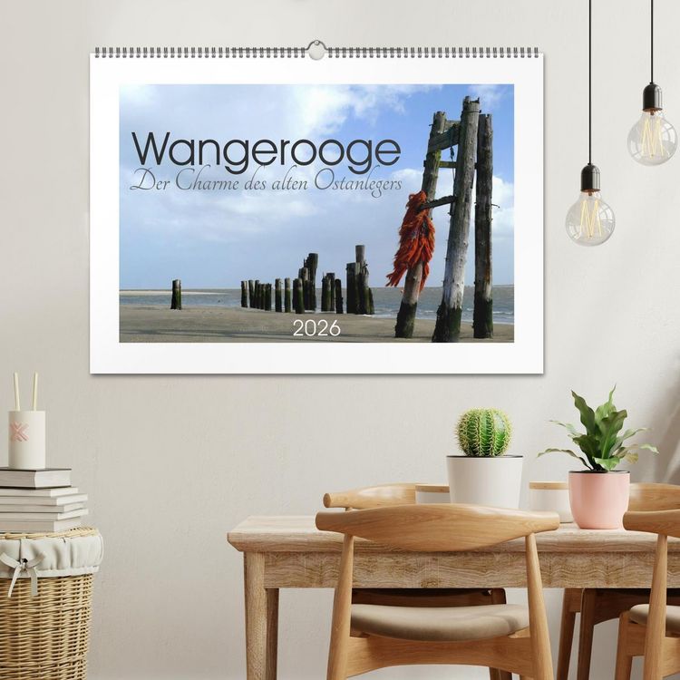 Produktbild: Wangerooge. Der Charme des Ostanlegers (Wandkalender 2026 DIN A2 quer), CALVENDO Monatskalender