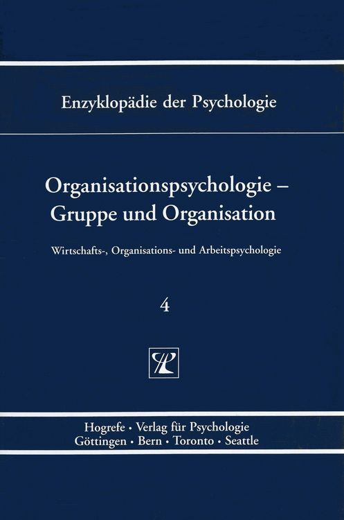 Produktbild: Organisationspsychologie - Gruppe und Organisation