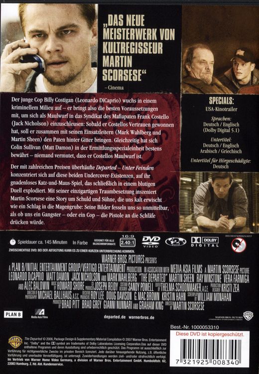 Produktbild: Departed: Unter Feinden
