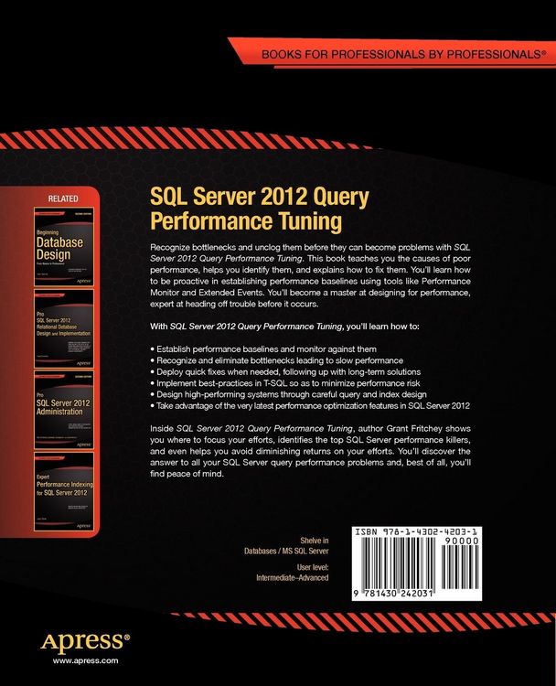 Produktbild: SQL Server 2012 Query Performance Tuning