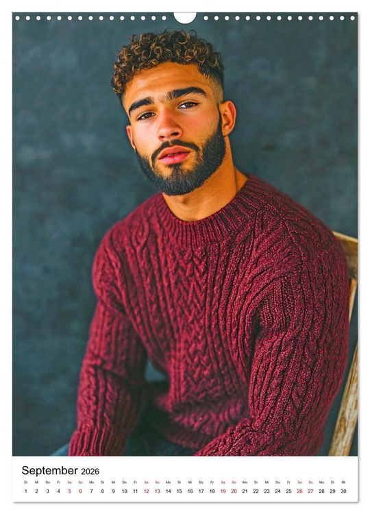Produktbild: Knit Couture - Strick trifft Runway (Wandkalender 2026 DIN A3 hoch), CALVENDO Monatskalender