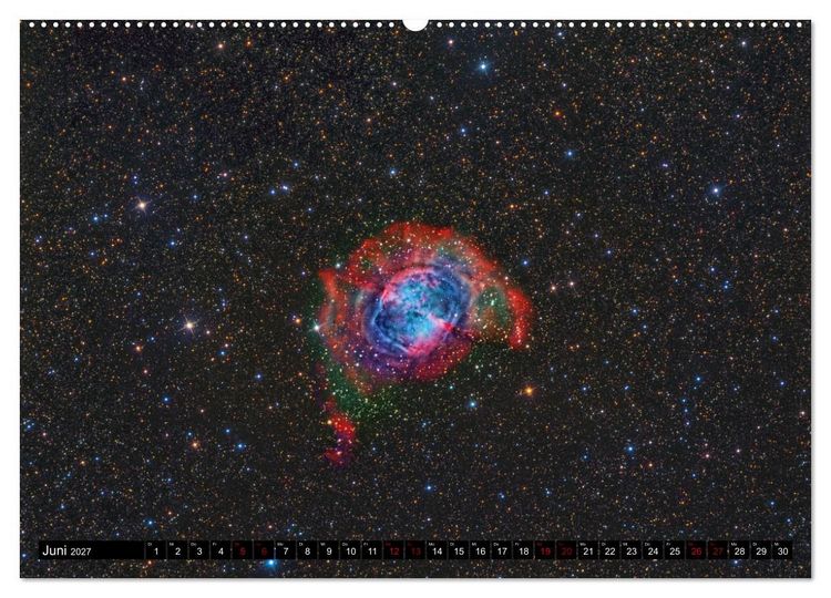 Produktbild: Galaktische Nebel (Wandkalender 2027 DIN A2 quer), CALVENDO Monatskalender
