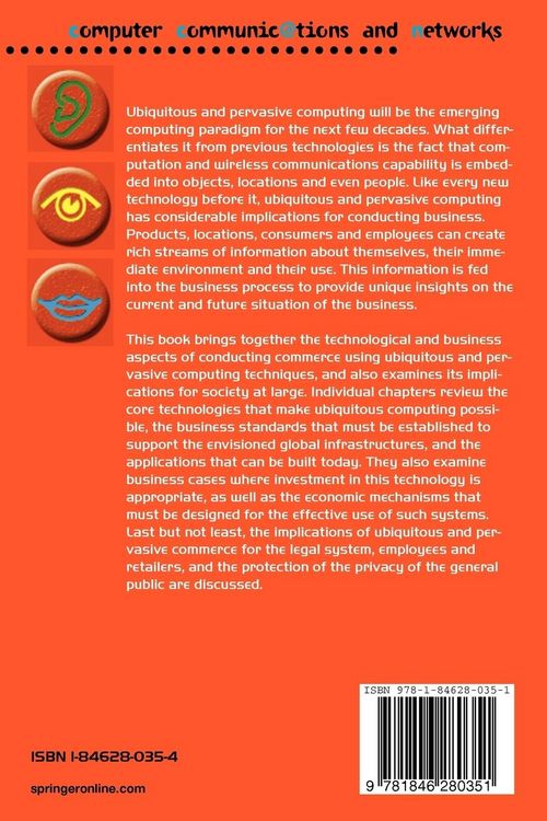 Produktbild: Ubiquitous and Pervasive Commerce