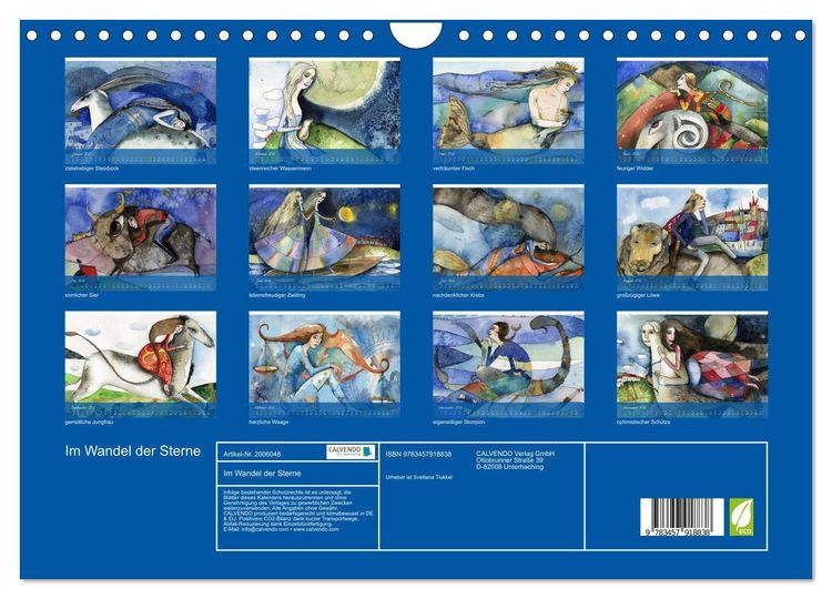 Produktbild: Im Wandel der Sterne (Wandkalender 2026 DIN A4 quer), CALVENDO Monatskalender