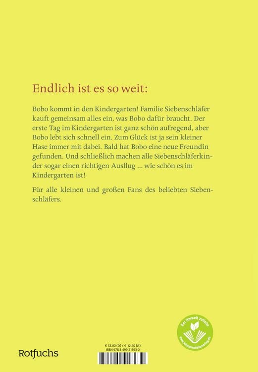 Produktbild: Bobo Siebenschl&auml;fer: Viel Spa&szlig; im Kindergarten!
